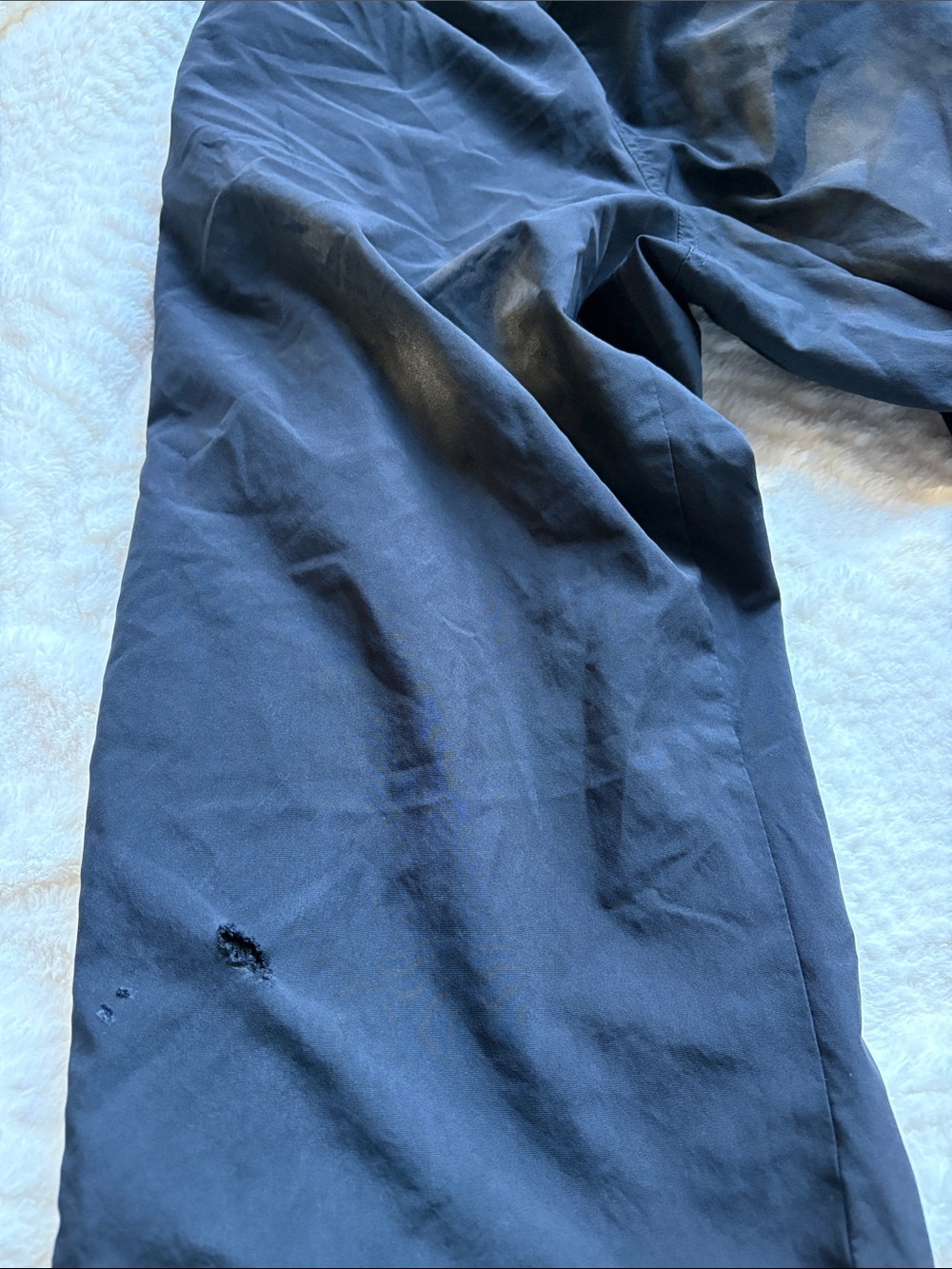 Men’s Nike Black Track Pants with Ankle Zip/Mesh Lining -Small - Picture 8 of 8